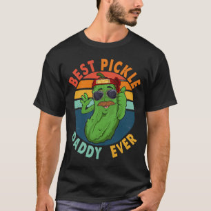 T-shirt Meilleur Papa Pickle Rétro Vintage Ever Pickle Mo