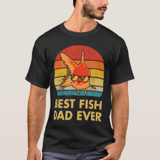 T-shirt Meilleur Papa Poisson Jamais Carpe Koï pour amis d