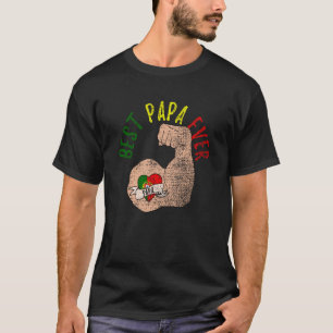 T-shirt Meilleur Papa portugais Ever Fête des pères Vintag