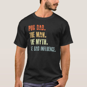 T-shirt Meilleur papa Pug de tous les temps Chien Animal