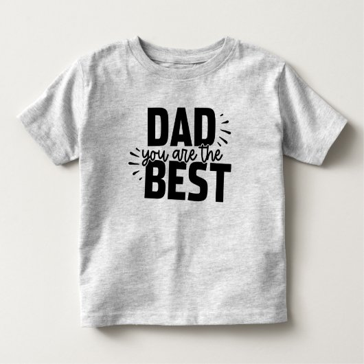T-shirt meilleur papa Toddler (Devant)