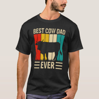 T-shirt Meilleur papa vache de tous les temps 2
