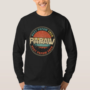 T-shirt Meilleur Papaw Jamais Vintage Retro Funny Papa Gra