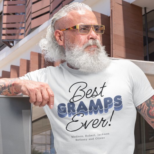T-shirt Meilleur Papi de Tous les Temps Moderne