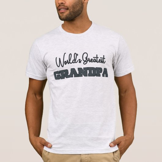 T-shirt Meilleur Papi du Monde Papi Classique (Devant)