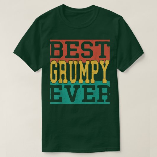 T-shirt Meilleur Papy Grincheux Pour La Fête Des Pères 202 (Design devant)