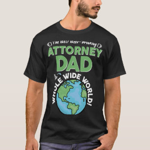 T-shirt Meilleur Parquet De Procureur Dans Le Monde Entier