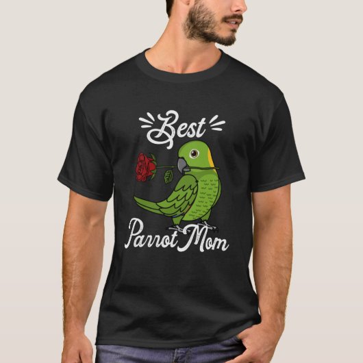 T-shirt Meilleur Parrot Maman I Jaune naptisé Amazon (Devant)