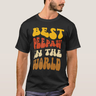 T-shirt Meilleur Peepaw Dans Le Monde Grand-Père Papy