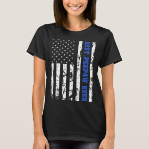 T-shirt Meilleur Peepaw jamais Vintage Drapeau américain P