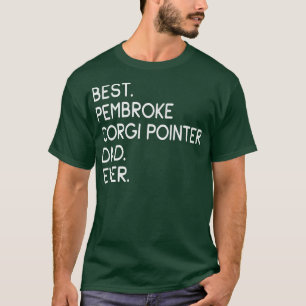 T-shirt Meilleur Pembroke Corgi Pointeur Papa Ever825