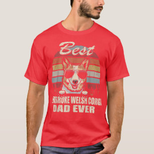 T-shirt Meilleur Pembroke Welsh Corgi Papa Jamais D Père