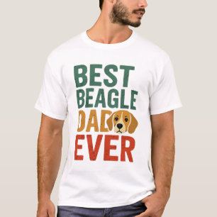 T-shirt Meilleur Père Beagle jamais