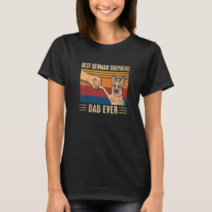 T-shirt Meilleur père berger allemand homme jamais Vintage
