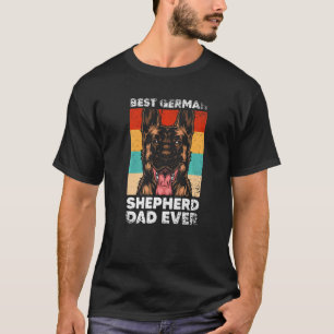 T-shirt Meilleur père de berger allemand pour hommes Ever