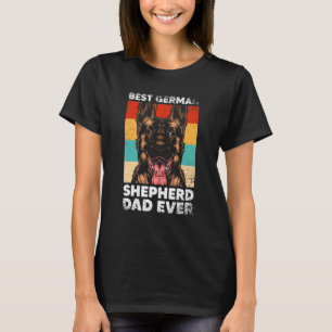 T-shirt Meilleur père de berger allemand pour hommes jamai