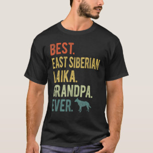 T-shirt Meilleur Père de chien de la Sibérie orientale Lai