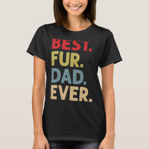 T-shirt Meilleur Père De Fourrure Jamais Pour Hommes Chat