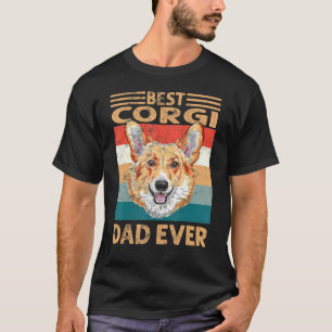 T-shirt Meilleur père de Welsh Corgi Pembroke de tous les
