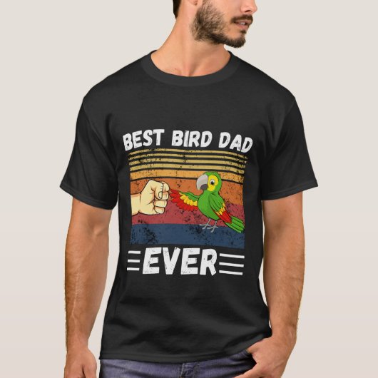T-shirt Meilleur Père D'Oiseaux Jamais, Papa D'Oiseaux, Pa (Devant)