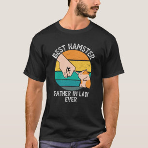 T-shirt Meilleur Père En Droit Jamais Funny Hamster Propr