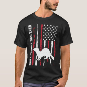 T-shirt Meilleur père Ferret pour Ferret et Propriétaires 