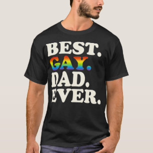 T-shirt Meilleur Père Gay Jamais Gay Égalité de genre D