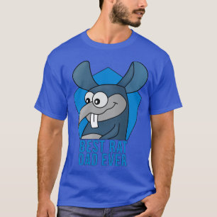 T-shirt Meilleur Père Rat Jamais