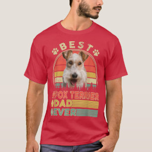 T-shirt Meilleur Père Terrier Ever Fox Terrier Lover Chien