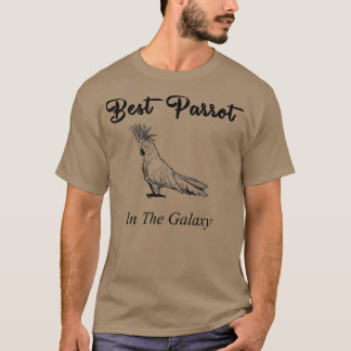 T-shirt Meilleur perroquet dans le perroquet Galaxy concep