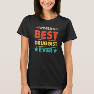 T-shirt Meilleur pharmacien du monde rétro