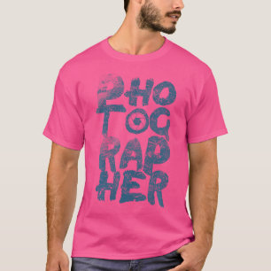 T-shirt Meilleur photographe Amour Photographie Tee Camé