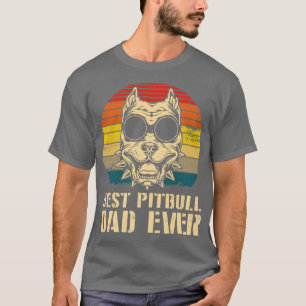 T-shirt Meilleur Pitbull Chien Papa Joyeux Chien Daddy Pap