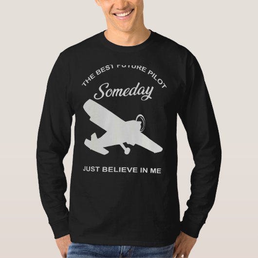 T-shirt Meilleur Plan Pilote Futur (Devant)