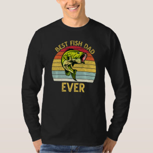 T-shirt Meilleur Poisson Papa Jamais Poisson D'Or Pour Gar