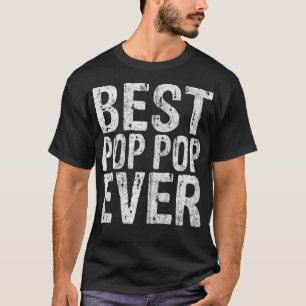 T-shirt Meilleur Pop Pop Ever Drôle cadeau de Noël Père D