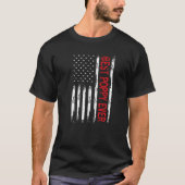 T-shirt Meilleur Poppy jamais avec nous American Flag Père (Devant)