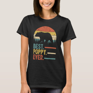 T-shirt Meilleur Poppy Jamais Hommes Vintage Retro Décor O