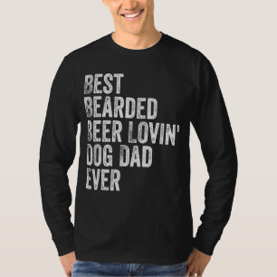 T-shirt Meilleur Porte-Bière Lovin Chien Papa Propriétaire