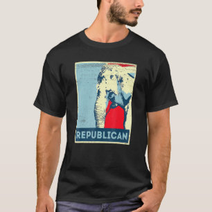 T-shirt Meilleur Portrait De Politique Républicaine Ic Ic