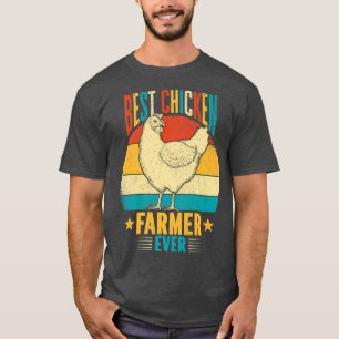 T-shirt Meilleur Producteur De Poulet Jamais Drôle Agricul