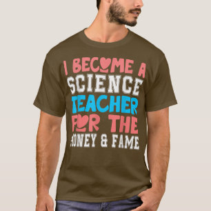 T-shirt Meilleur professeur de sciences de l'année Appréci