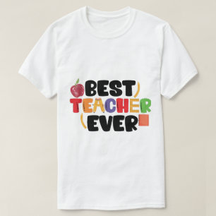 T-shirt Meilleur Professeur Inspirant Professeur Reconnais