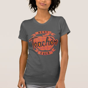 T-shirt Meilleur professeur jamais apprécié école merci