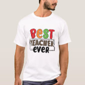 T-shirt Meilleur Professeur - Professeur (Devant)