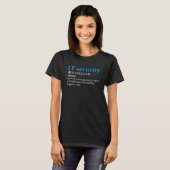 T-shirt Meilleur programme de définition de cybersécurité (Devant entier)