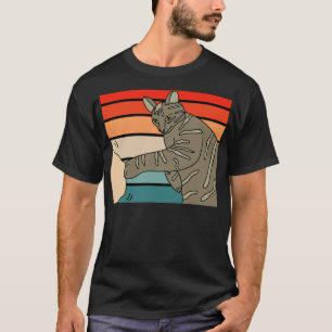 T-shirt Meilleur Propriétaire De Chat Rétro De Tous Les Te