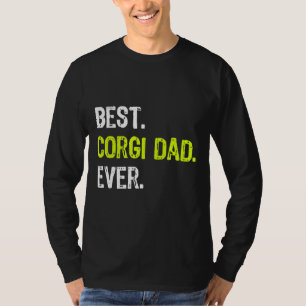 T-shirt Meilleur propriétaire de chien Corgi Papa Ever