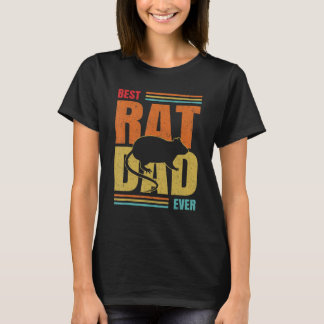 T-shirt Meilleur Rat Papa Jamais Animal Rat Rodent Amoureu