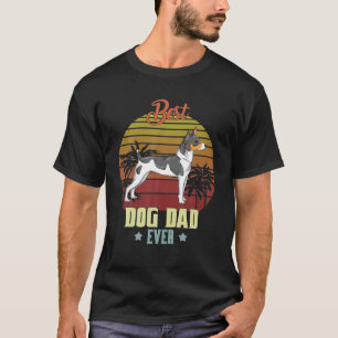 T-shirt Meilleur Rat Terrier Papa Ever Papa Propriétaire A